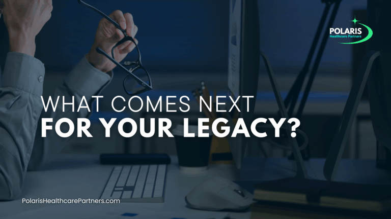 Text graphic asking, "What comes next for your legacy?"